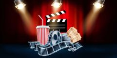 Light Film Drinks Stage Performance Background Dance Show Backdrop SRB-1113