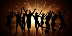 Star Light People Stage Performance Background Dance Show Backdrop SRB-1114