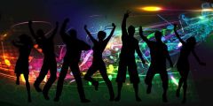 Light People Stage Performance Background Dance Show Backdrop SRB-1116