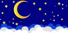 Moon Star Stage Performance Background Dance Show Backdrop SRB-1129