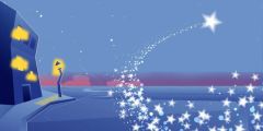 Star House Stage Performance Background Dance Show Backdrop SRB-1130