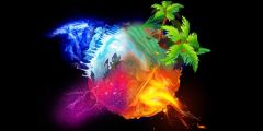 Tree Earth Stage Performance Background Dance Show Backdrop SRB-1163
