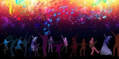 Stage Lights Stage Performance Background Dance Show Backdrop SRB-1173