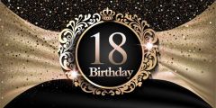 Garland Birthday Stage Performance Background Dance Show Backdrop SRB-1194