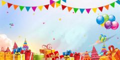 Flag Gifts Stage Performance Background Dance Show Backdrop SRB-1195