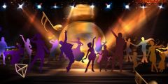 Stage Light Stage Performance Background Dance Show Backdrop SRB-1222