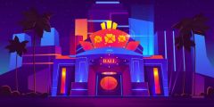 House Tree Stage Performance Background Dance Show Backdrop SRB-1228