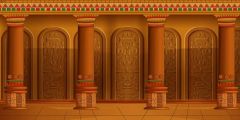 Pillar Door Stage Performance Background Dance Show Backdrop SRB-1230