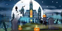 City Ghost Star Stage Performance Background Dance Show Backdrop SRB-1246