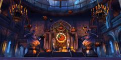Pumpkin Lanterns Candle Stage Performance Background Dance Show Backdrop SRB-1257