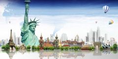 City Tree Balloon Stage Performance Background Dance Show Backdrop SRB-1280