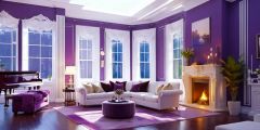 Elegant Living Room Stage Performance Background Dance Show Backdrop SRC-0053