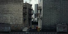 Dilapidated Alleys Stage Performance Background Dance Show Backdrop SRC-0121