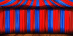 Circu Tent Interior Stage Stage Performance Background Dance Show Backdrop SRC-0160