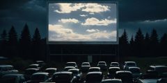 Outdoor Car Cinema Stage Performance Background Dance Show Backdrop SRC-0229