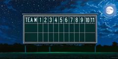 Scoreboard Lawn Starry Night Stage Performance Background Dance Show Backdrop SRC-0231