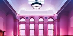 Classroom Lights Windows Stage Performance Background Dance Show Backdrop SRC-0264