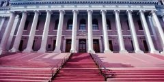 Parliament Roman Columns Stairs Stage Performance Background Dance Show Backdrop SRC-0266