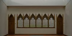 Chapel Door Windows Stage Performance Background Dance Show Backdrop SRC-0338
