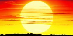 Retro Sunrise Cloud Stage Performance Background Dance Show Backdrop SRC-0345