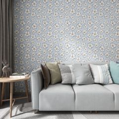Flowers Beautiful Flowers Floral Fabric Wallcovering Seamless Wallpaper Wall Decoration WCV-0005