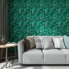 Stars Starry Fabric Wallcovering Seamless Wallpaper Wall Decoration WCV-0033