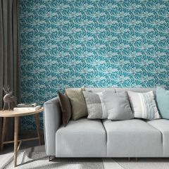 Religious Style Patterns Fabric Wallcovering Seamless Wallpaper Wall Decoration WCV-0230