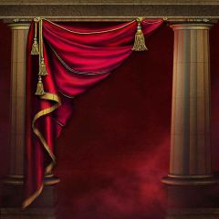 Court Style Photography Scenery Backdrop Arches or Pillars Theme Banner YMY-065