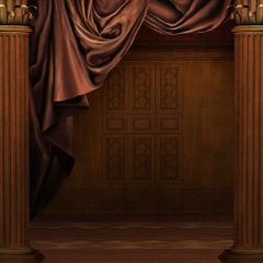 Brown Pillars Photography Scenery Backdrop Arches or Pillars Theme Banner YMY-068