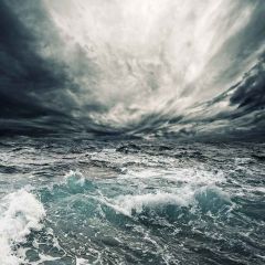 Heavy Seas Photography Scenery Backdrop Ocean Theme Banner YMY-128
