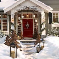 Pretty Decoration Photography Scenery Backdrop Christmas Theme Banner YMY-169