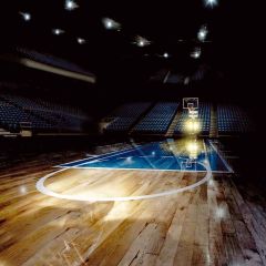 Modern Basketball Court Photography Scenery Backdrop Sports Theme Banner YMY-317