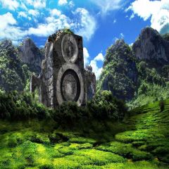 Stunning Natural Scenery Photography Scenery Backdrop Fantasy Theme Banner YMY-346