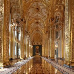 Palace Construction Photography Scenery Backdrop Indoor Theme Banner YMY-350