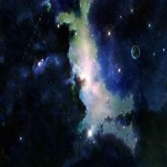 Colorful Space Photography Scenery Backdrop Cosmic Space Theme Banner YMY-383