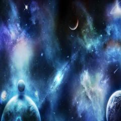 Mysterious Space Photography Scenery Backdrop Cosmic Space Theme Banner YMY-386