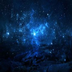 Brilliant Starry Sky Photography Scenery Backdrop Cosmic Space Theme Banner YMY-446