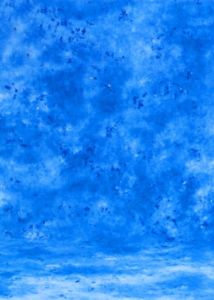 Sea-blue Tie-Dye Photography Muslin Backdrop Mix Color Background ZR-004