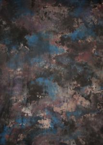 Blue Black Yellow Tie-Dye Photography Muslin Backdrop Mix Color Background ZR-072